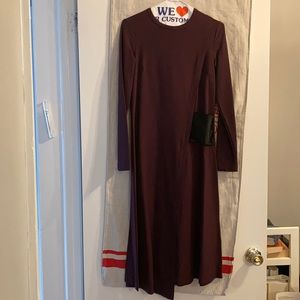 Beautiful elegant deep red/brown dress